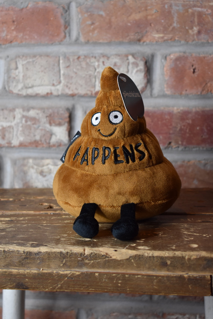 Shit Happens Plush Poop Emoji